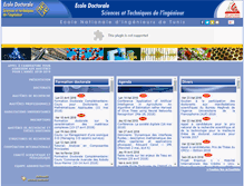 Tablet Screenshot of edsti.enit.rnu.tn